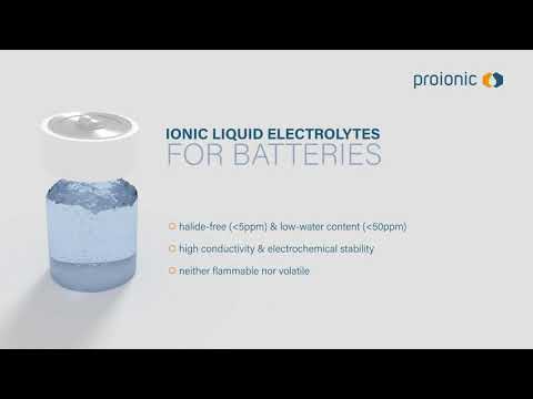 proionic - Ionic Liquid Electrolytes
